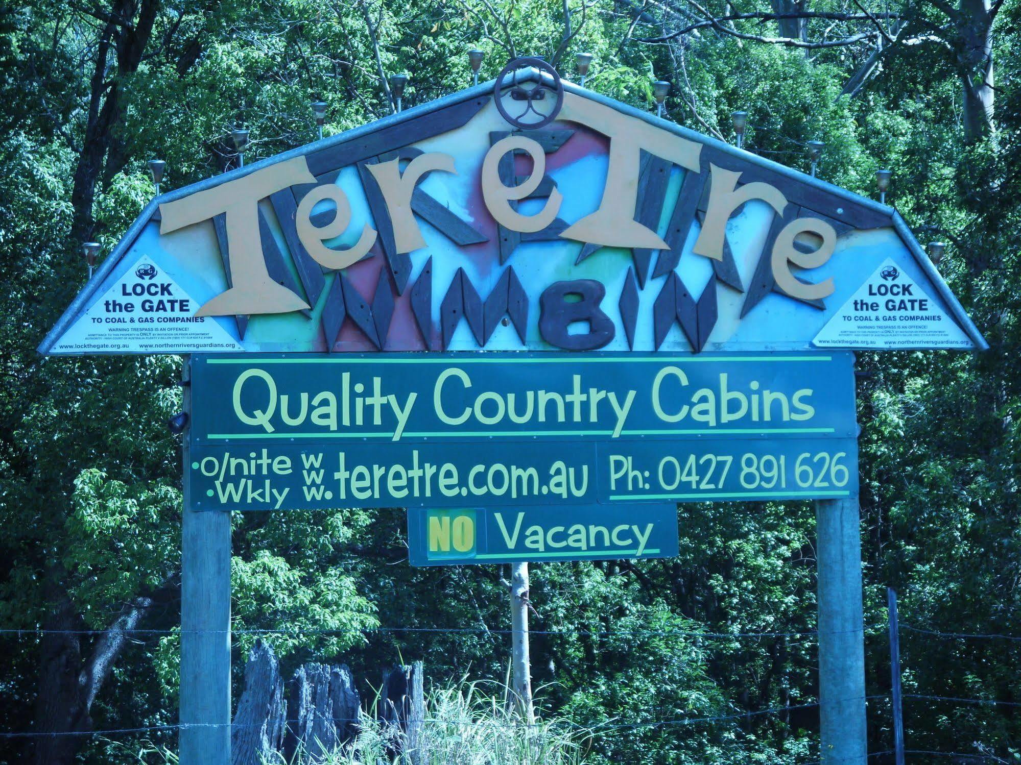 Вилла Teretre Cabins Нимбин Экстерьер фото